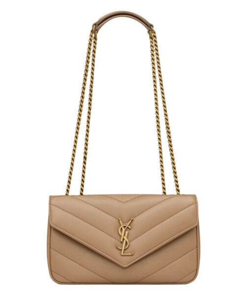 Saint Laurent Loulou Small In Matelasse Lambskin